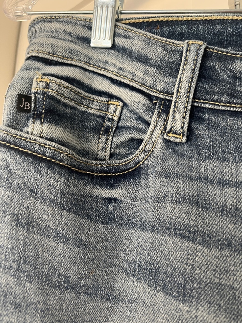 NWOT Judy Blue Addison Mid Rise Classic Cuffed Boyfriend Jeans Sz 7/28 - Picture 10 of 13